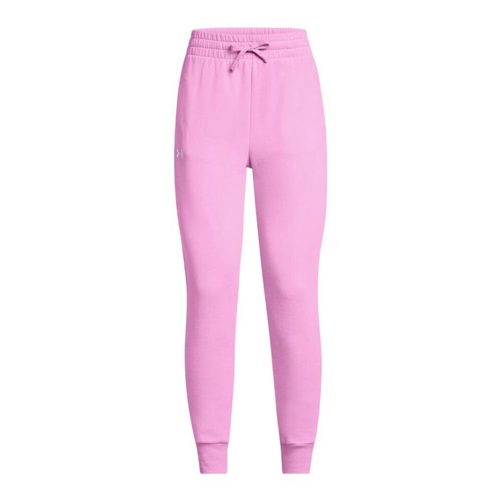 Under Armour Womens/Ladies Rival Tapered Sweatpants / Pink